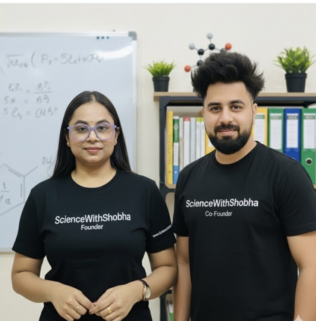 Shobha and Vishal, founder and co-founder of Science with Shobha